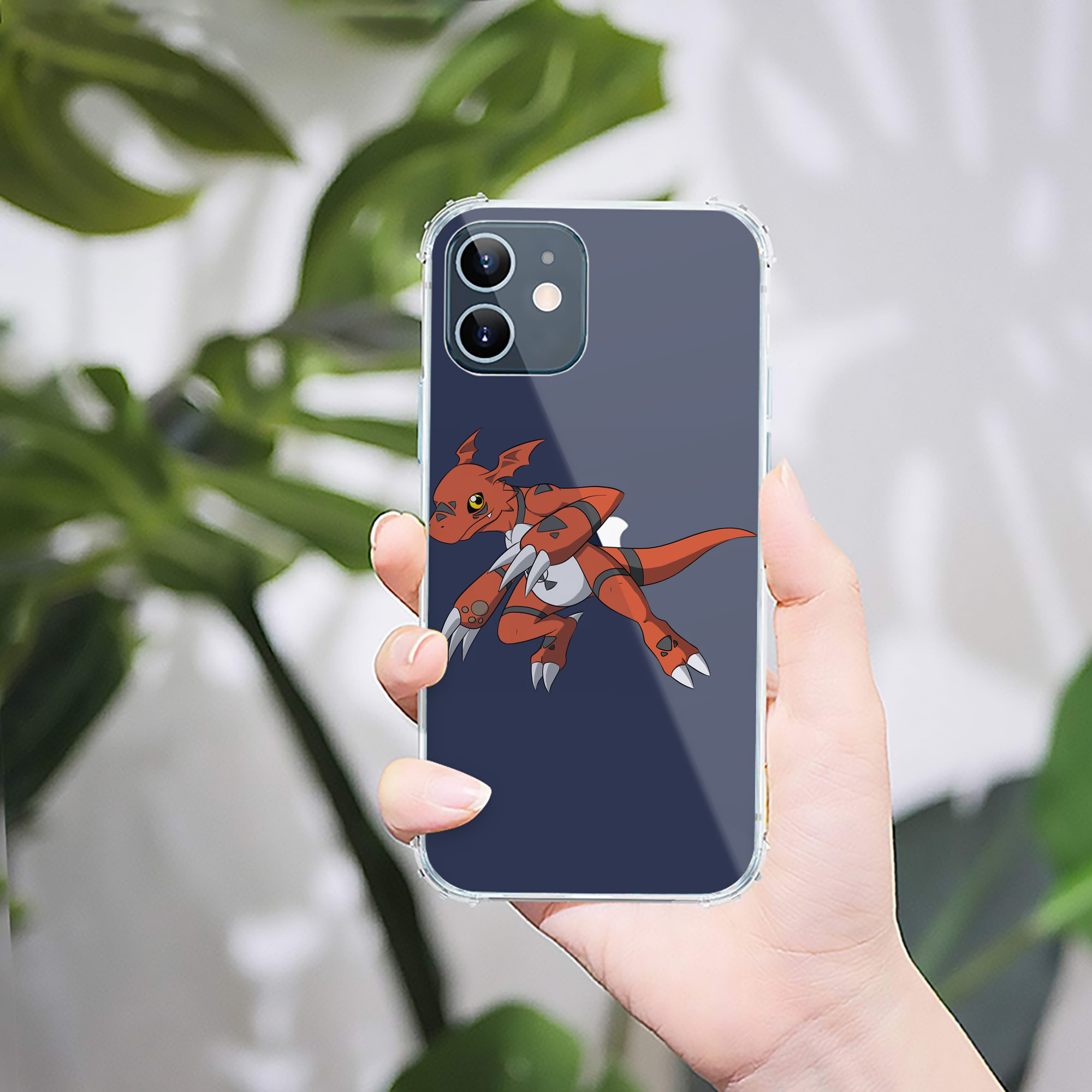 （画像用） Digimon デジタルモンスター/デジモン 【iPhone 12シリーズ対応】透明スマホケース（クリアソフトケース）